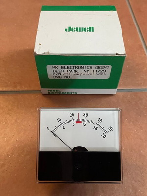 Jewell MK Electronics Inc. Cage 0BZM1 Panel Instrument