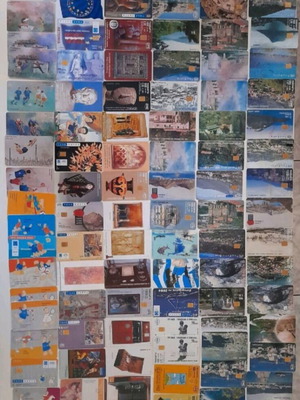 Collectible phone cards, pack of 132, Greece landmarks and themes