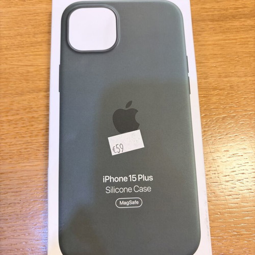 Apple Silicone Case for iPhone 15 Plus Cypress new, original