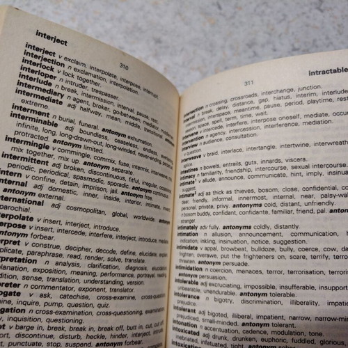 Mini Thesaurus in English