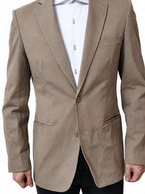 Bongout men's blazer beige size 50 like new, smart casual