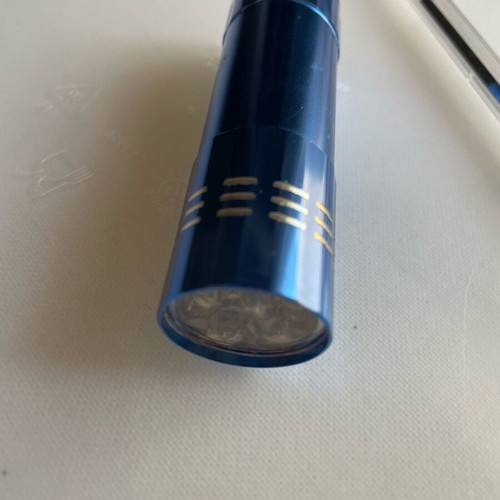 Flashlight used, needs batteries