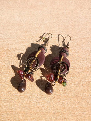 Earrings used, pack of pairs