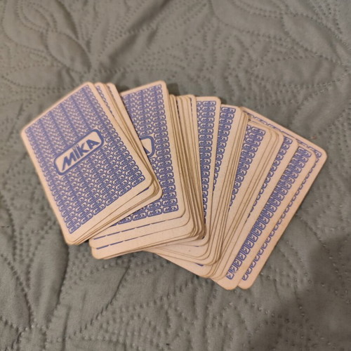 Vintage Yperatou (Top Trumps) cards – 2 complete collections (Cars & Planes)