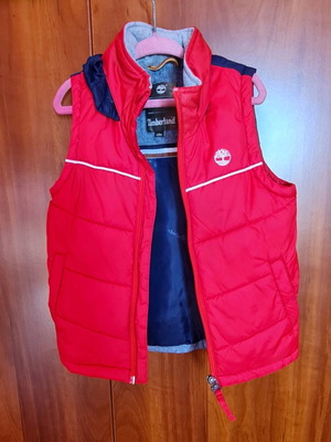 Timberland sleeveless vest 2 years 86cm like new, thick and warm