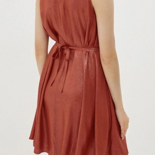 Max & Co dress iridescent terracotta like new