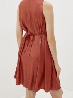 Max & Co dress iridescent terracotta like new