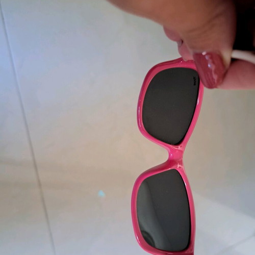 Invu baby sunglasses like new, polarized, white pink