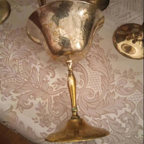 Silver-plated glasses set of 6 like new