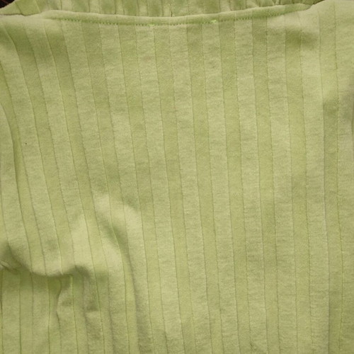 Bershka green short-sleeved cardigan used, size Small