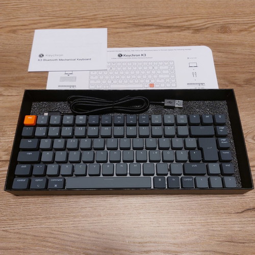 Keychron K3 Low Profile Mechanical Keyboard new, Red Switches
