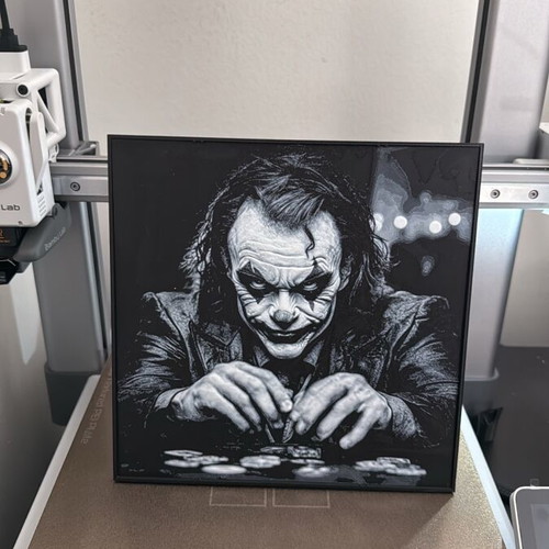 3D Joker frame handmade new