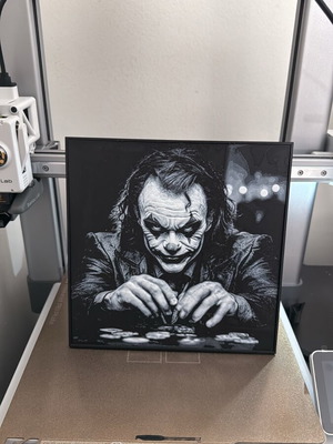 3D Joker frame handmade new