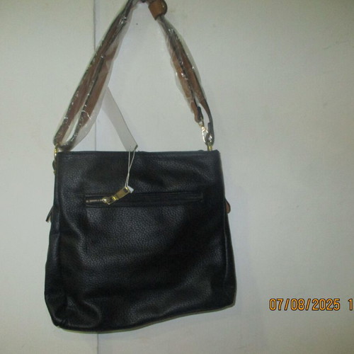 Dream River women's shoulder bag PVC new, black and orange
