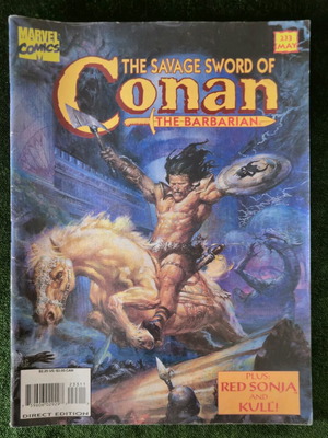The Savage Sword of Conan the Barbarian #233 used