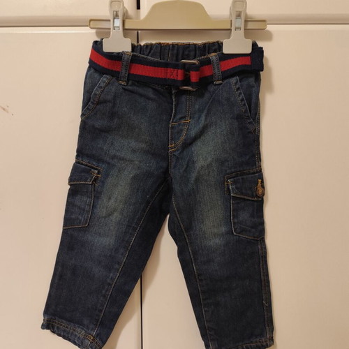 H&M cargo τζιν για 12-18μηνων με ζώνη σαν καινούργιο