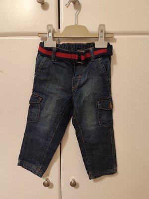 H&M cargo τζιν για 12-18μηνων με ζώνη σαν καινούργιο