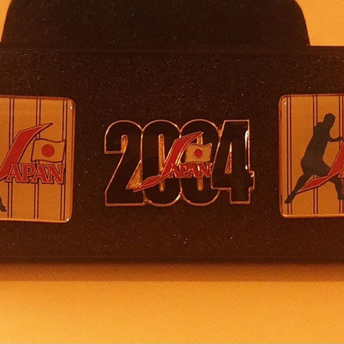 Olympic Games Athens 2004 Samurai Japan 3 Pins Set limited edition new