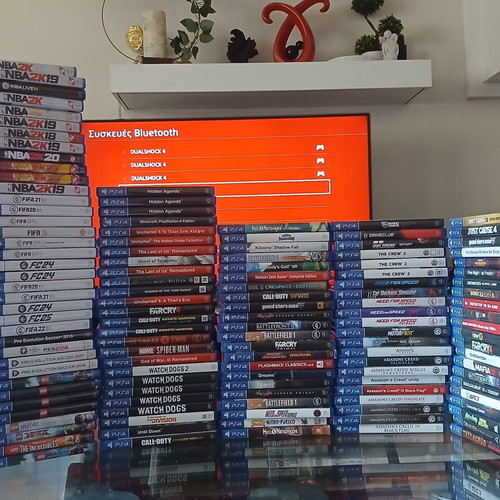 PS4 games collection and singles