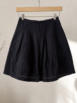 Reserved black mini skirt size 38 medium like new