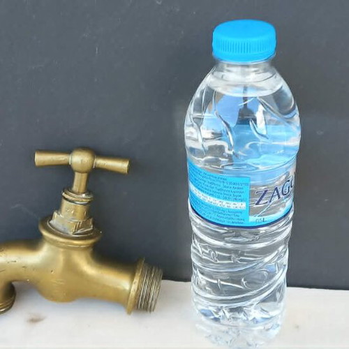 Bronze faucet used, antique retro large size c. 1930