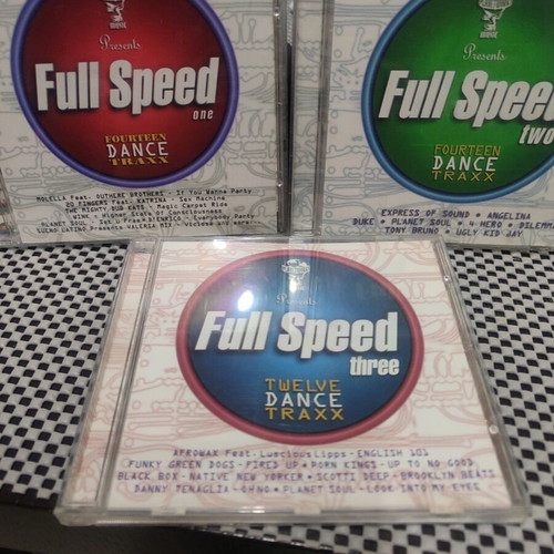 Full Speed 3 CD collection like new, Planetworks dance traxx 90s