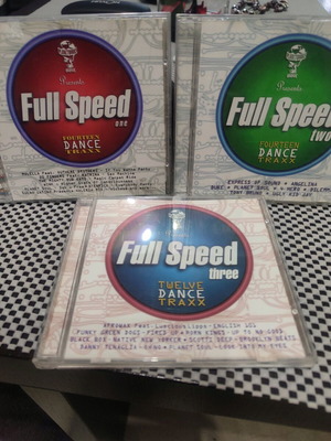 Full Speed 3 CD collection like new, Planetworks dance traxx 90s