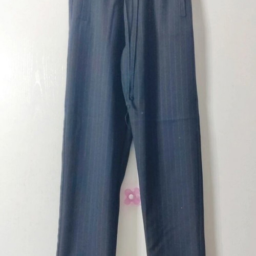 Bershka pants with stripe size xs like new, blue