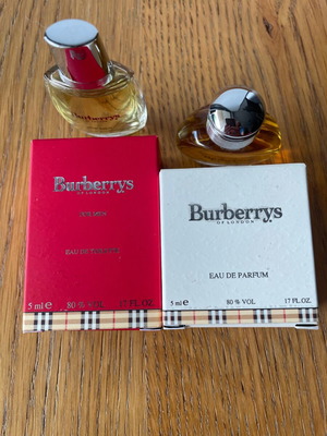 Burberrys miniature men's and women's perfumes, new tester 5 ml