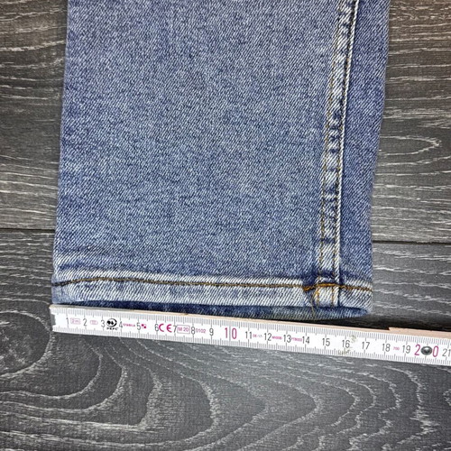 7 For All Mankind jeans used, blue denim, sizes M and L