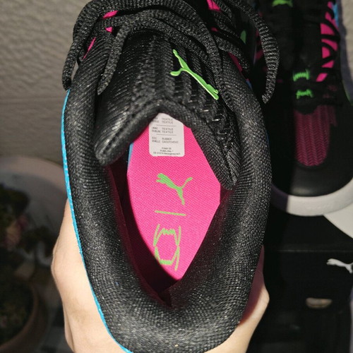 Puma Dagger basketball shoes new, athletic, size 43, black multicolor