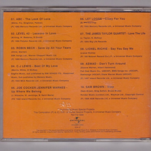 Love Songs Pop Ballad CD σαν καινούργιο