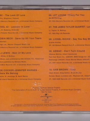 Love Songs Pop Ballad CD σαν καινούργιο