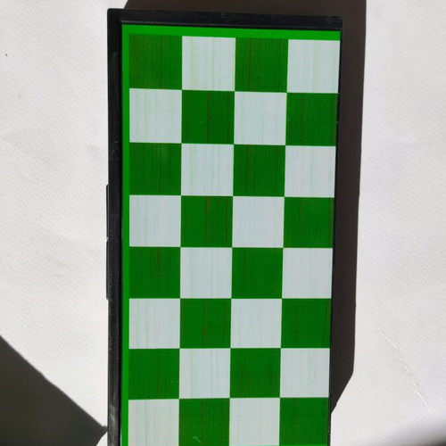 Perrier Backgammon Chess Checkers used vintage promotional game