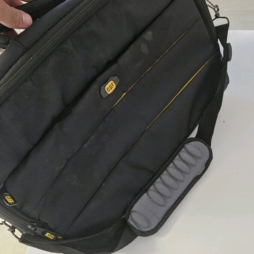 Laptop bag CAT like new, black with 3-way carry