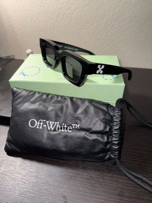 Off-White Virgil Abloh sunglasses like new, black