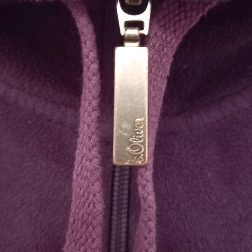 S.Oliver fleece jacket like new, purple, size L