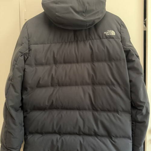 The North Face jacket used, small, grey, zippered underarm vents