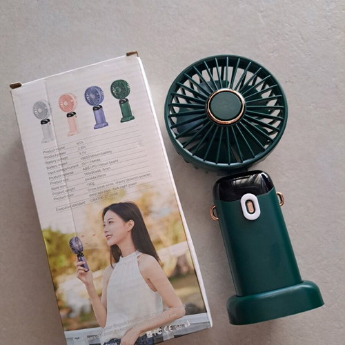 Mini handheld fan new with rechargeable USB battery, portable foldable