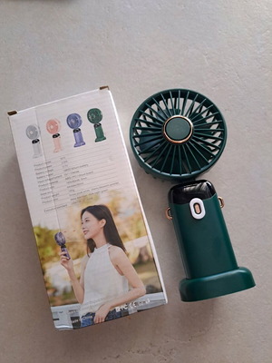 Mini handheld fan new with rechargeable USB battery, portable foldable