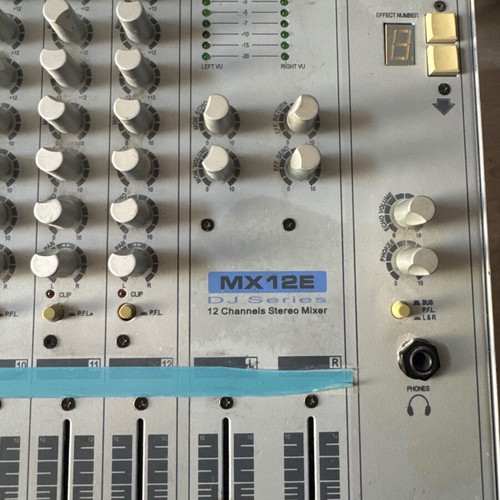 Acustica MX12E Mixer and M450 Amplifier used, 2x200W RMS