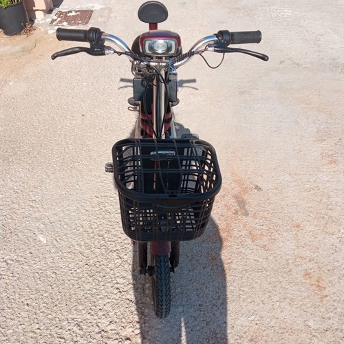 Ηλεκτρικό ποδήλατο Smart μπορντό