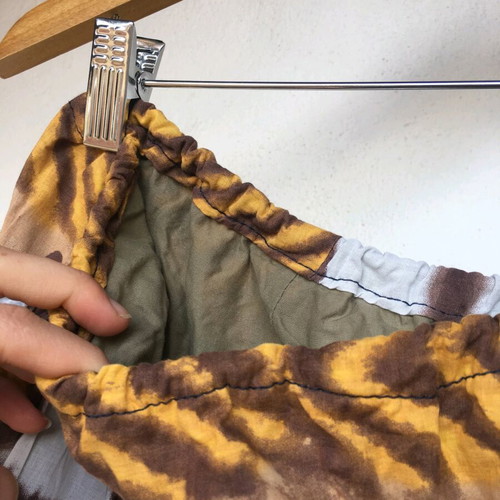 Cotton summer skirt XL/XXL like new, brown and colorful