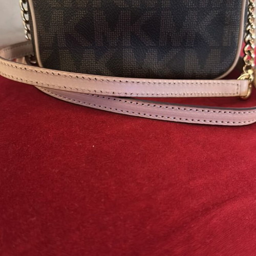 Michael Kors crossbody bag like new, brown with beige details