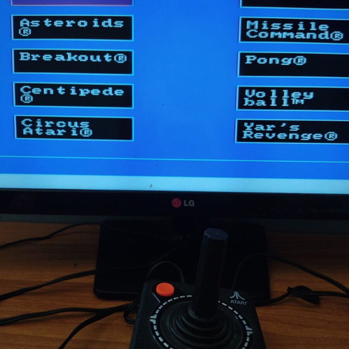 Atari TV Games Plug and Play Console with 10 Classic Games like new