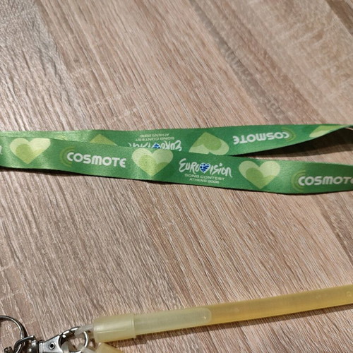 Eurovision 2006 Athens Keychain neck strap new