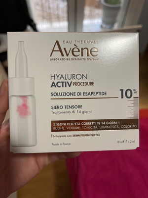 Avene Hyaluron Activ Procedure tightening serum peptide solution 10% 18ml new