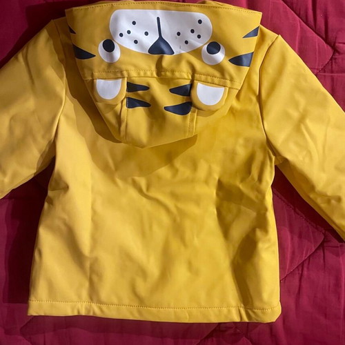 Dpam baby yellow waterproof jacket new, size 12 months