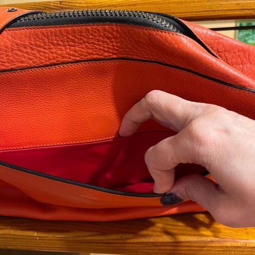 Christian Louboutin shoulder bag like new, orange
