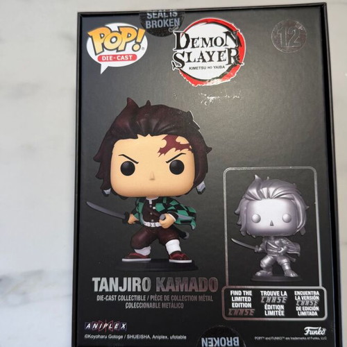Funko Pop! Die-Cast Tanjiro Kamado 12 new Demon Slayer